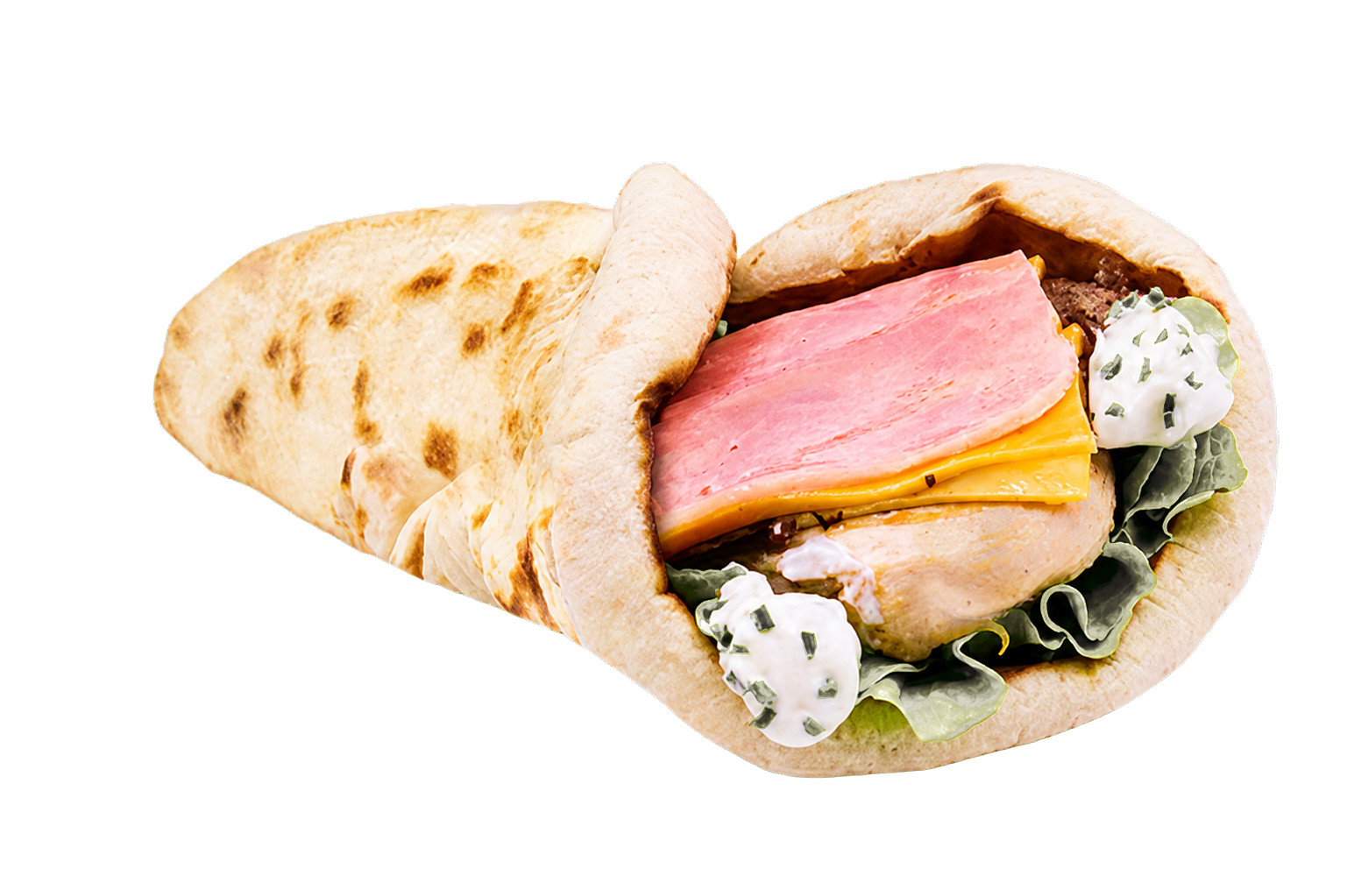 Le Boursin, cheese naan au poulet et Boursin