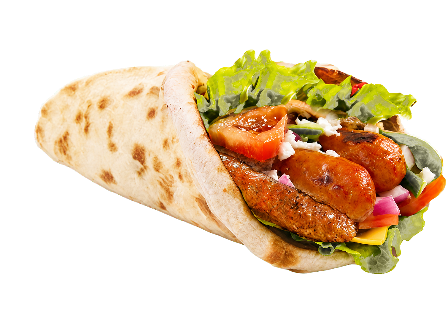 L’Oriental, cheese naan merguez